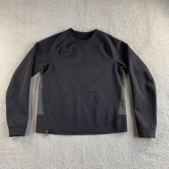 lululemon athletica Other - NEW Lululemon Jacket Mens Large Black Chamber Reflective Pullover Active Running